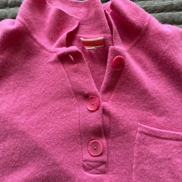 J.Crew Pink Flamingo Women’s Cashmere Sweater - Picture 7 of 7